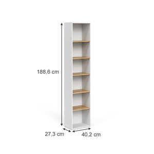 Vicco Armadio per il bagno Bianco/Artisan 40.2 x 188.6 cm