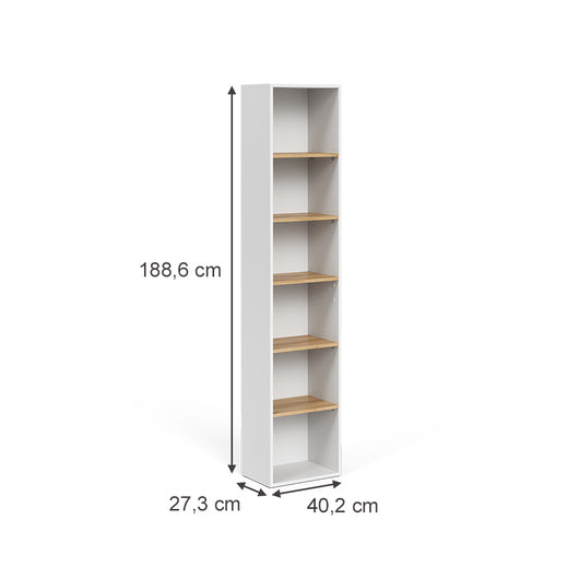 Vicco Armadio per il bagno Bianco/Artisan 40.2 x 188.6 cm