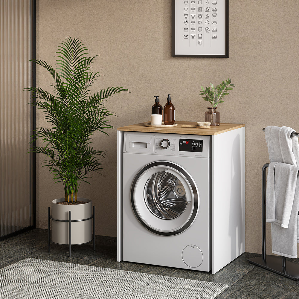 Vicco Mobile lavatrice Bianco/Artisan 68 x 88.2 cm