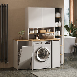 Vicco Mobile lavatrice Bianco/Artisan 93.6 x 100.4 cm