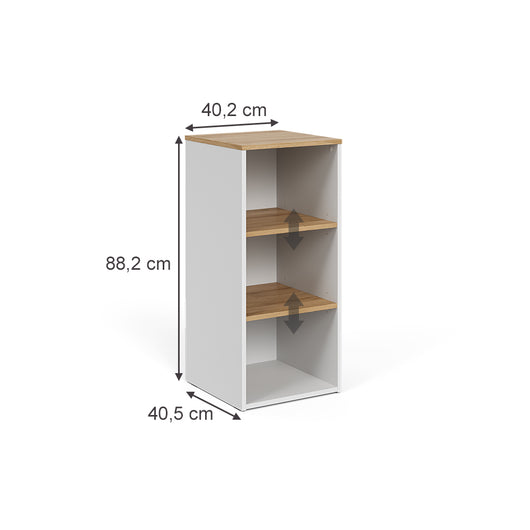Vicco mobiletto bagno Bianco/Artisan 40.2 x 88.2 cm