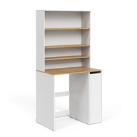 Vicco Mobile lavatrice Bianco/Artisan 93.6 x 88.2 cm 2 parti con armadio e ripiano