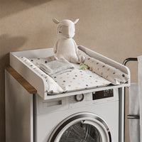 Vicco Mobile lavatrice Bianco/Artisan 68 x 88.2 cm 2 parti con fasciatoio