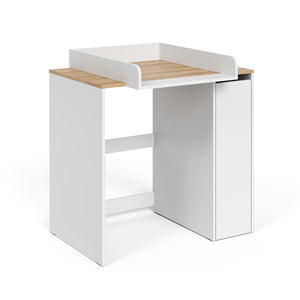 Vicco Mobile lavatrice Bianco/Artisan 93.6 x 88.2 cm 2 parti con fasciatoio