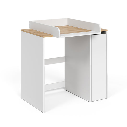Vicco Mobile lavatrice Bianco/Artisan 93.6 x 88.2 cm 2 parti con fasciatoio