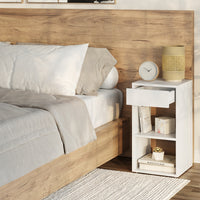 Vicco Comodino Bianco Set di 2