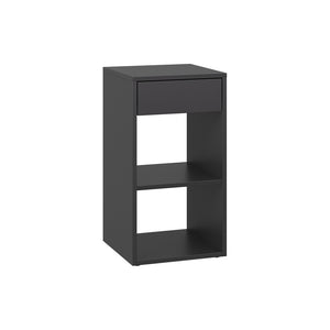 Vicco Comodino camera da letto Antracite 35 x 65 cm con 1 cassetto