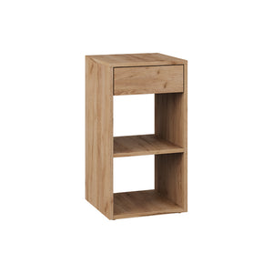 Vicco Comodino camera da letto Quercia dorata 35 x 65 cm con 1 cassetto