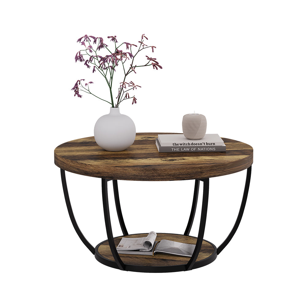 Vicco Tavolino da salotto Rovere rustico 80 x 80 cm