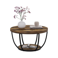 Vicco Tavolino da salotto Rovere rustico 80 x 80 cm