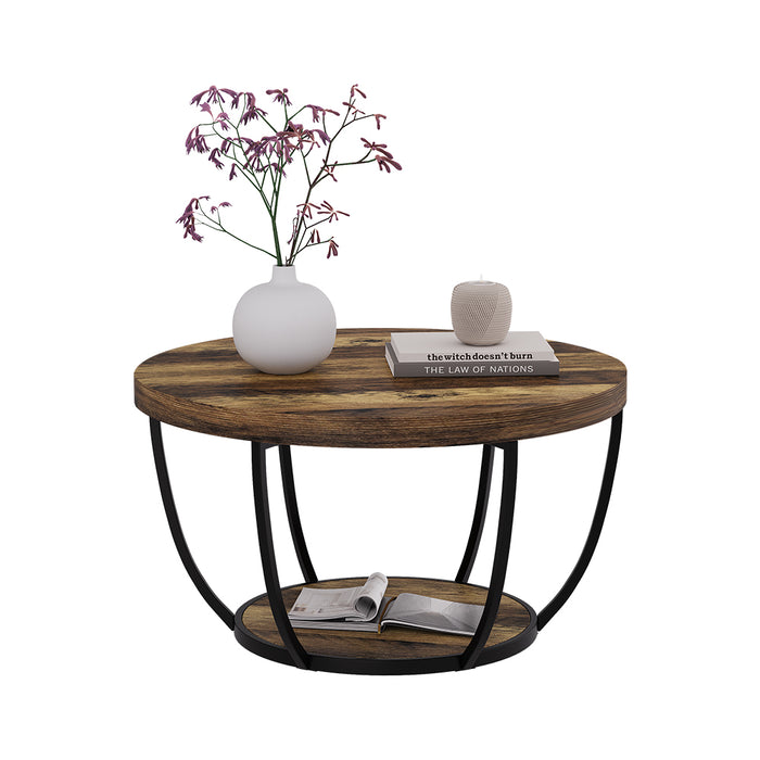 Vicco Tavolino da salotto Rovere rustico 80 x 80 cm