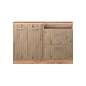 Vicco Set di mobili sottotetto Rovere artigianale/rovere Goldkraft Set di 2