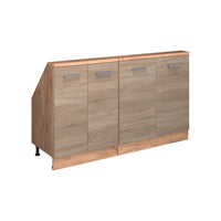 Vicco Set di mobili sottotetto Rovere Sonoma/Goldkraft Set di 2