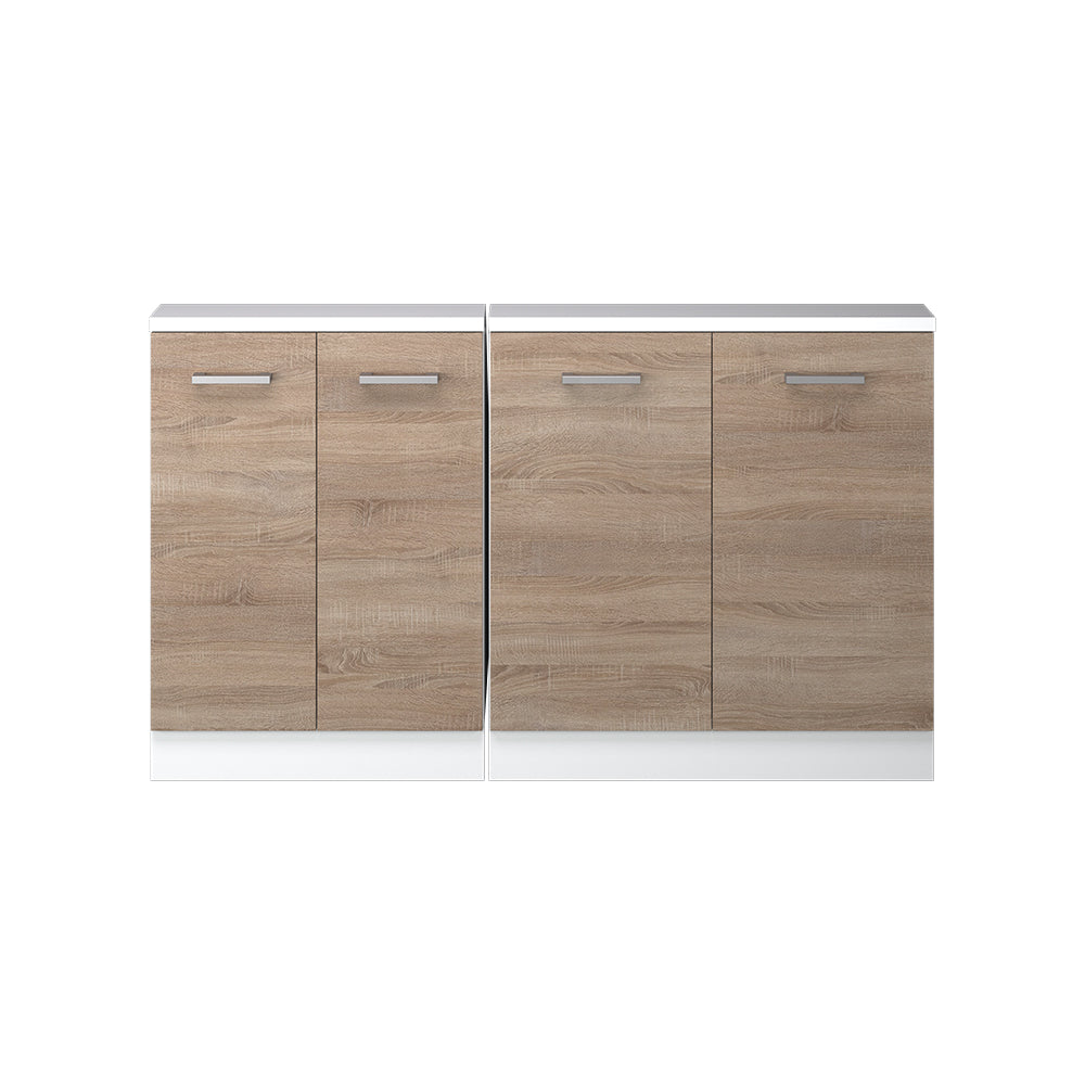 Vicco Set di mobili sottotetto Sonoma/Bianco Set di 2