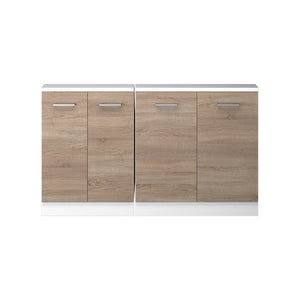 Vicco Set di mobili sottotetto Sonoma/Bianco Set di 2