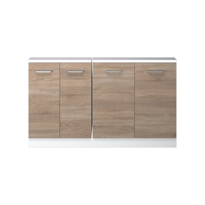 Vicco Set di mobili sottotetto Sonoma/Bianco Set di 2