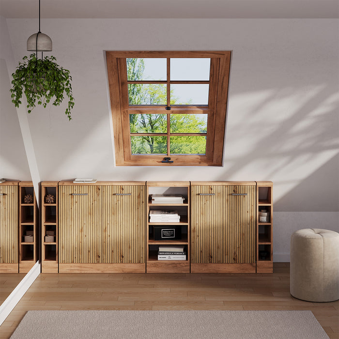 Vicco Set di mobili sottotetto Rovere artigianale/rovere Goldkraft Set di 5