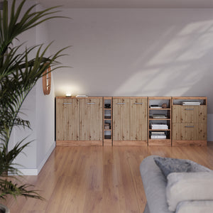 Vicco Set di mobili sottotetto Rovere artigianale/rovere Goldkraft Set di 5