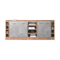 Vicco Set di mobili sottotetto Calcestruzzo/quercia dorata Set di 5