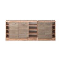 Vicco Set di mobili sottotetto Rovere Sonoma/Goldkraft Set di 5