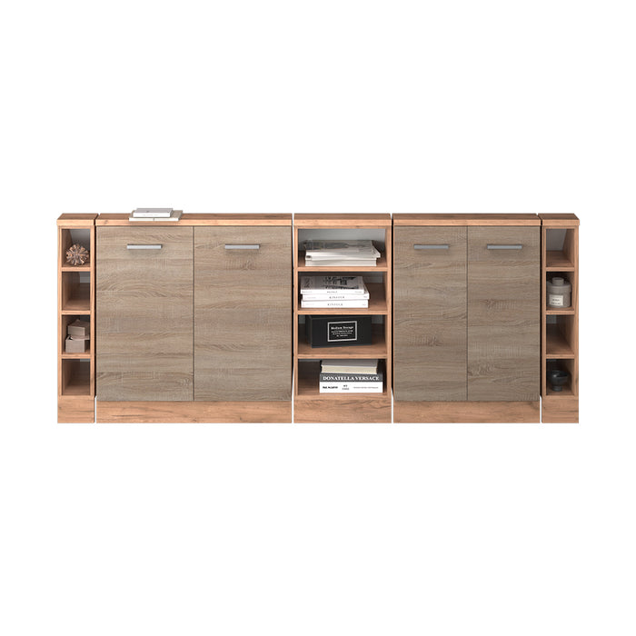 Vicco Set di mobili sottotetto Rovere Sonoma/Goldkraft Set di 5