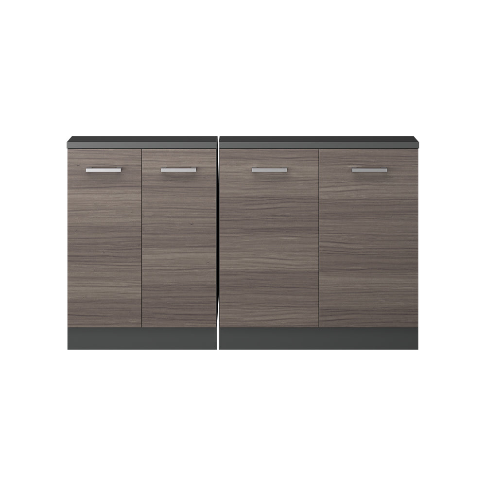 Vicco Set di mobili sottotetto Grigio nobile/antracite Set di 2