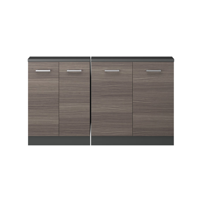 Vicco Set di mobili sottotetto Grigio nobile/antracite Set di 2