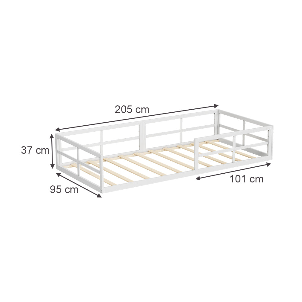 Vitalispa Letto per bambini Bianco 205 x 95 cm Senza materasso