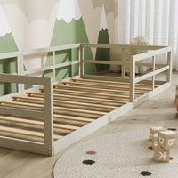 Vitalispa Letto per bambini Grigio 205 x 95 cm Senza materasso