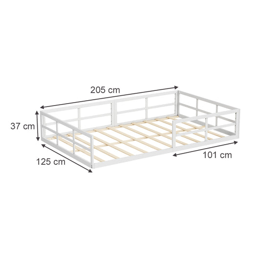 Vitalispa Letto per bambini Bianco 205 x 125 cm Senza materasso
