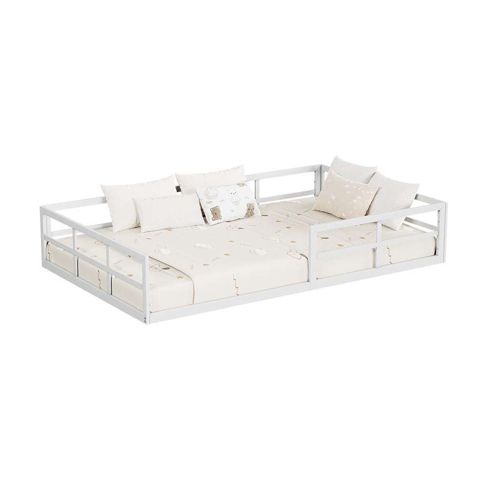 Vitalispa Letto per bambini Bianco 120x200 con materasso