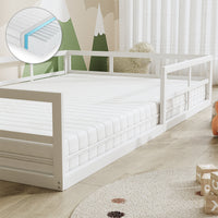 Vitalispa Letto per bambini Bianco 120x200 con materasso
