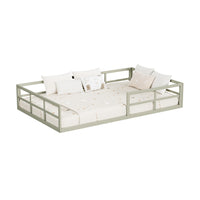 Vitalispa Letto per bambini Grigio 205 x 125 cm Senza materasso