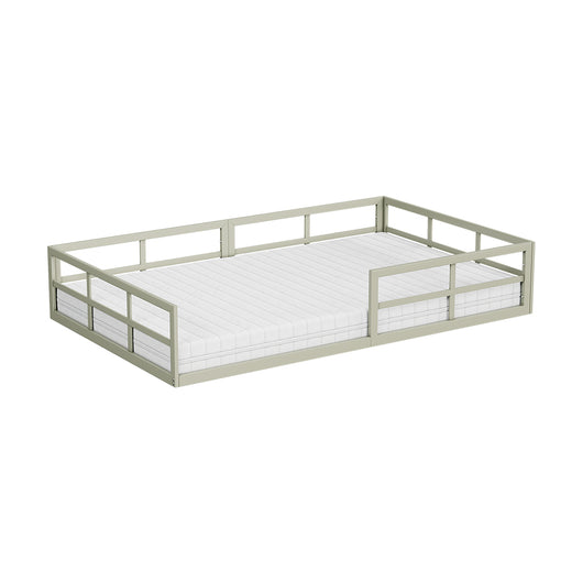 Vitalispa Letto per bambini Grigio 120x200 con materasso