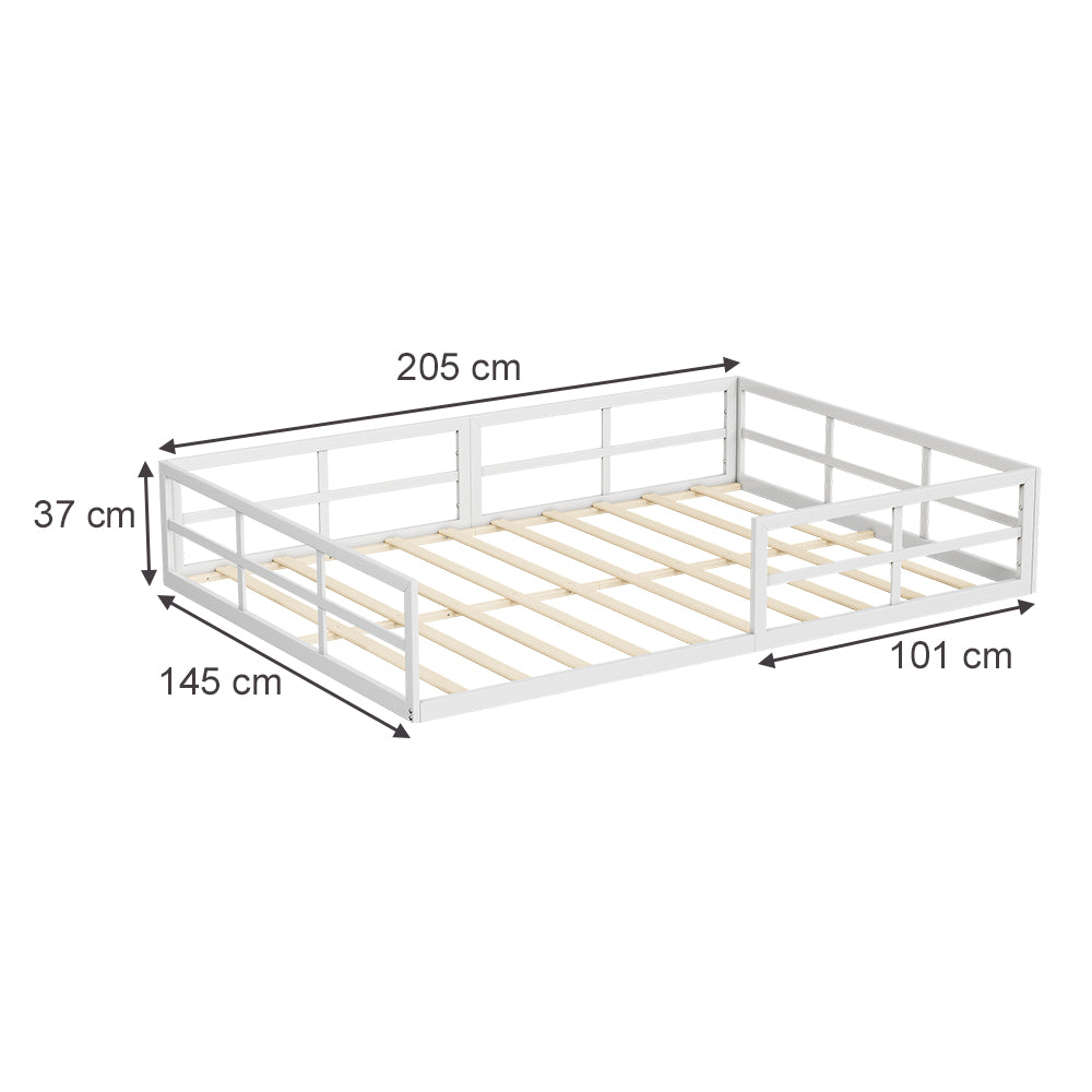 Vitalispa Letto per bambini Bianco 205 x 145 cm senza materasso