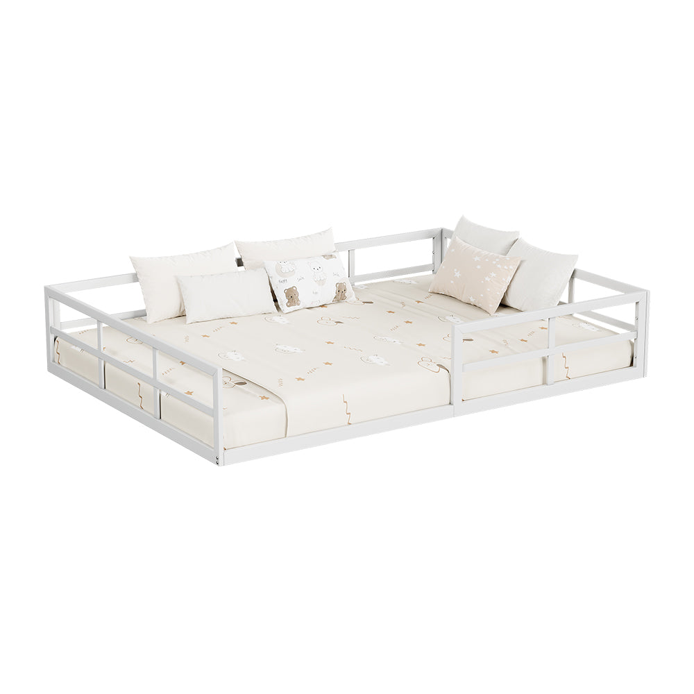 Vitalispa Letto per bambini Bianco 140x200 con materasso