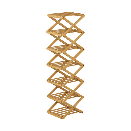 Vicco Scarpiera Bambù 26 x 100.5 cm con 7 scomparti