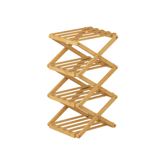 Vicco Scarpiera Bambù 26 x 52 cm con 4 scomparti