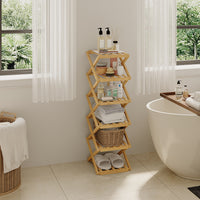 Vicco Scarpiera Bambù 26 x 83.5 cm con 6 scomparti