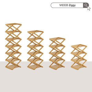 Vicco Scarpiera Bambù 26 x 83.5 cm con 6 scomparti