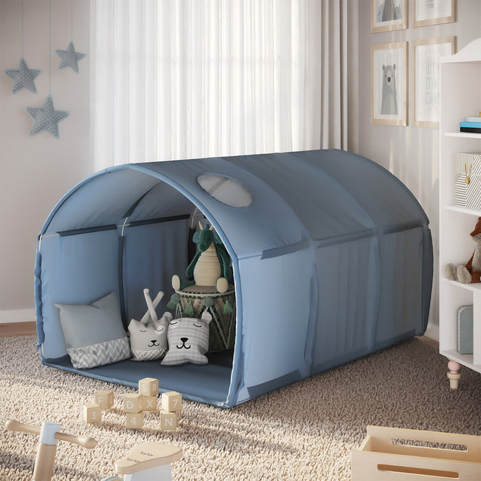 Vitalispa Tenda a tunnel Blu 100 x 80 cm con finestra