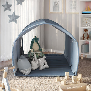 Vitalispa Tenda a tunnel Blu 100 x 80 cm con finestra