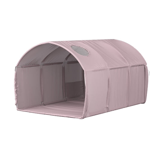 Vitalispa Tenda a tunnel rosa 100 x 80 cm con finestra