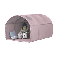 Vitalispa Tenda a tunnel rosa 100 x 80 cm con finestra