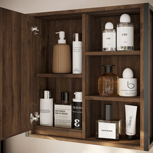 Vicco Specchio contenitore bagno Quercia/nero 62.2 x 62.5 cm con 1 porta a specchio