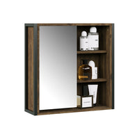 Vicco Specchio contenitore bagno Quercia/nero 62.2 x 62.5 cm con 1 porta a specchio