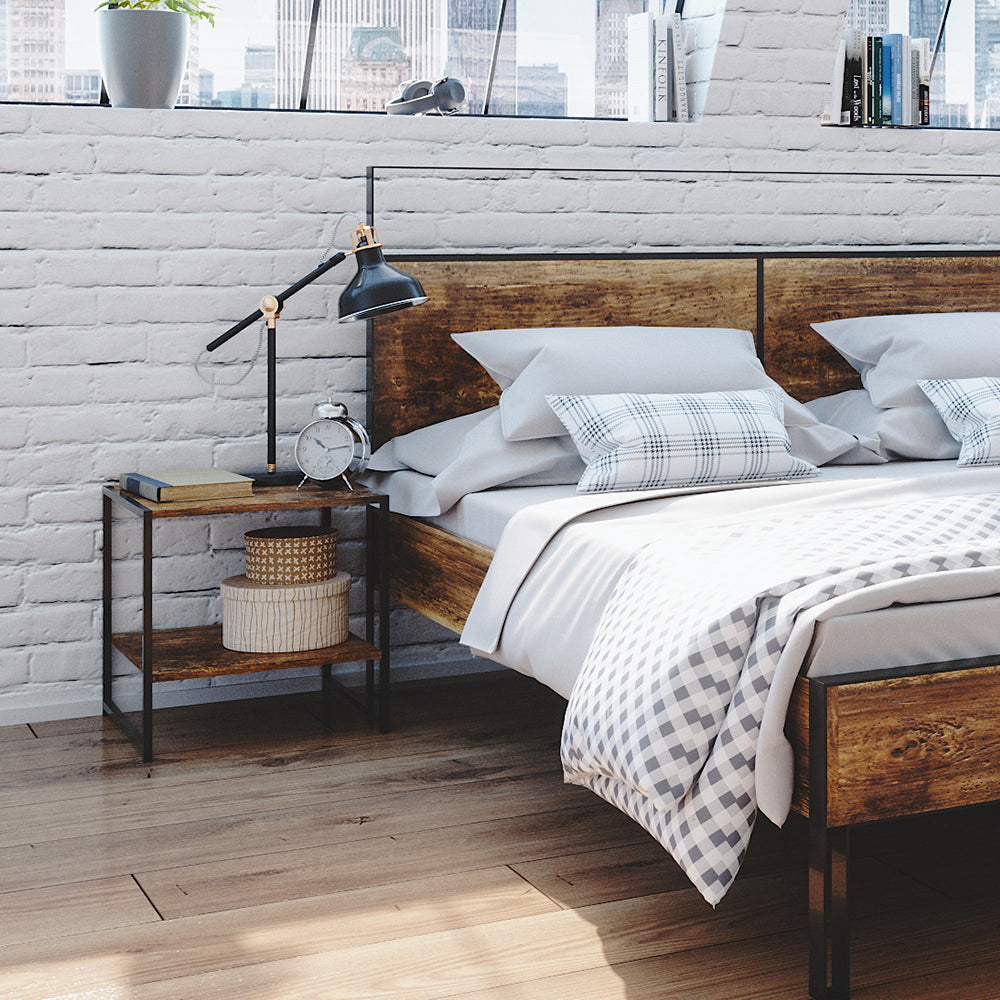 Vicco Comodini camera da letto Legno antico Set di 2