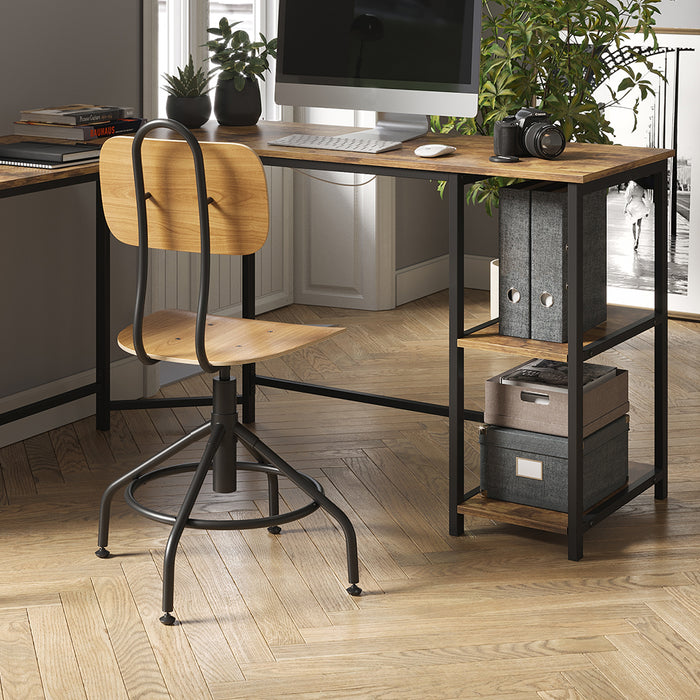 Vicco Scrivania ad angolo Legno antico 138 x 50 cm