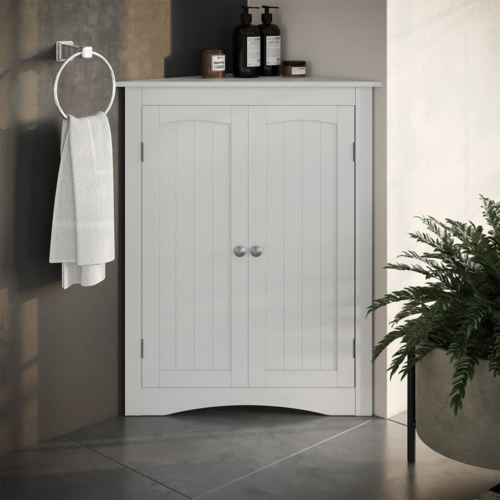 Vicco mobiletto bagno Bianco 56 x 80 cm con 2 porte