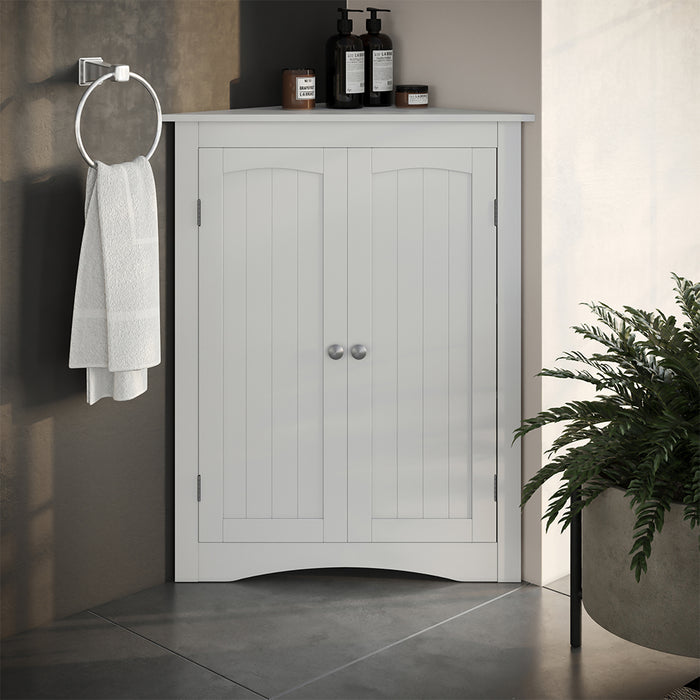 Vicco mobiletto bagno Bianco 56 x 80 cm con 2 porte